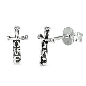 Aretes Cruz "love"