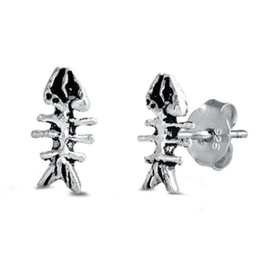 Aretes Esqueleto de pescado