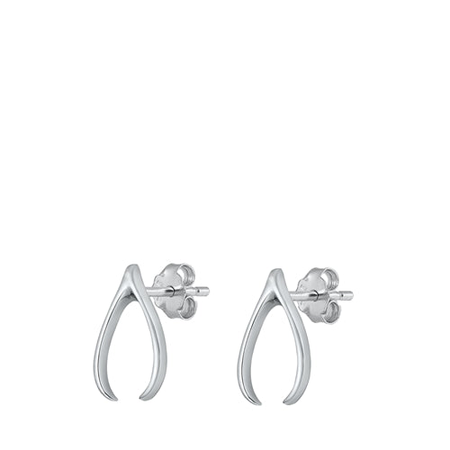 Aretes hueso de los deseos