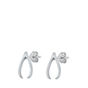 Aretes hueso de los deseos