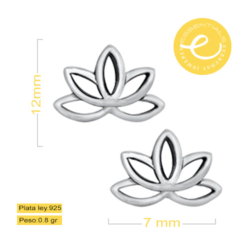 Aretes Flor de loto