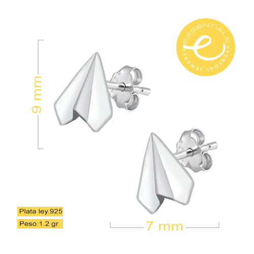 Aretes Avión de papel