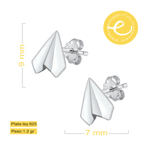 Aretes Avión de papel