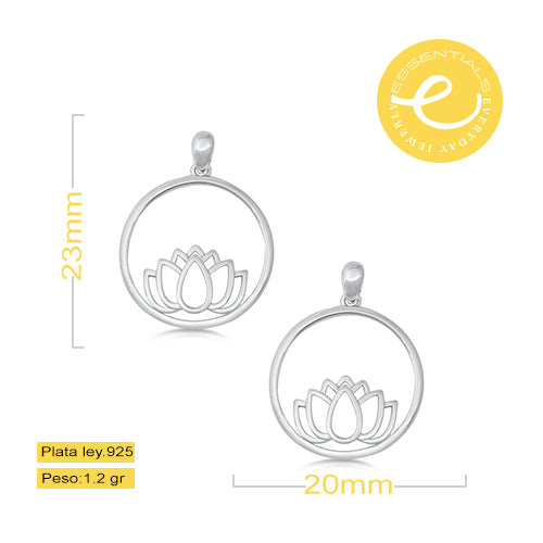 Dije Circular de lotus
