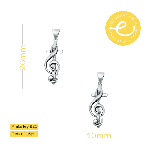 Dije Cruz treble clef.