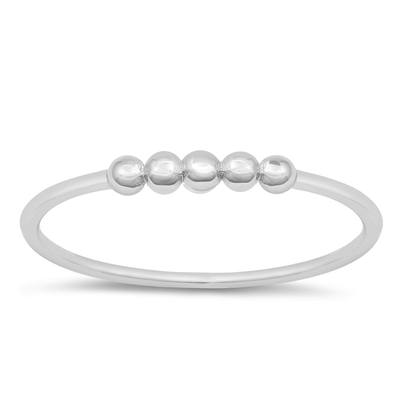 Anillo cinco cuentas