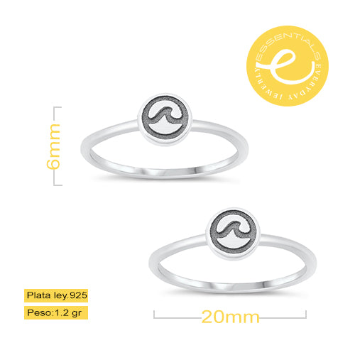 Anillo Ola de mar