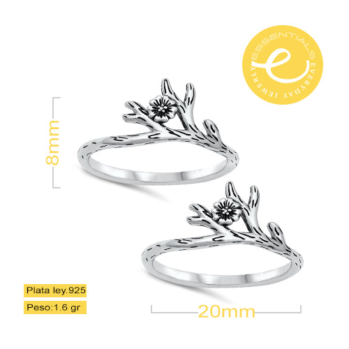 Anillo Rama de flores