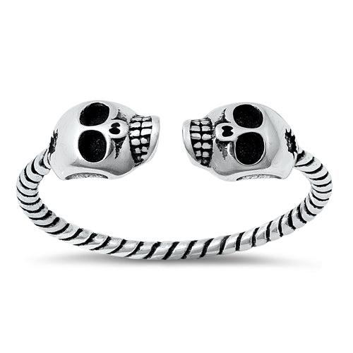 Anillo Calaveras en cuerda