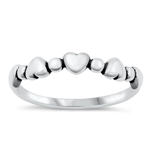 Anillo Corazones