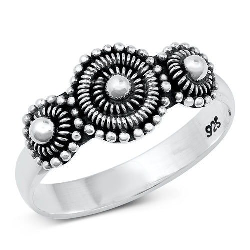 Anillo Flores de bali