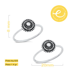 Anillo Flor de bali