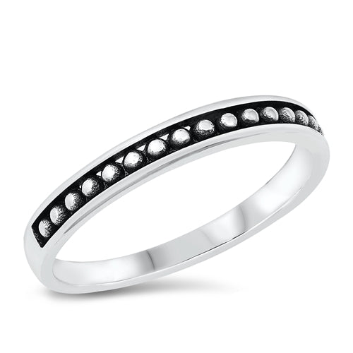 Anillo Grabado con circulos