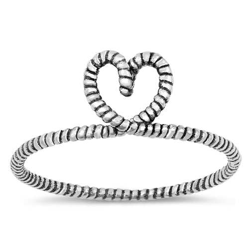Anillo Cuerda de corazón