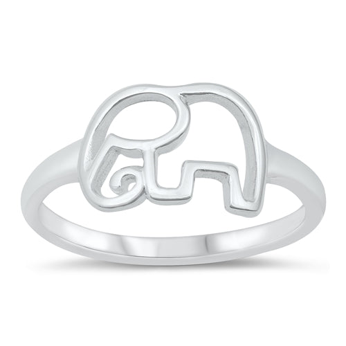 Anillo Silueta elefante